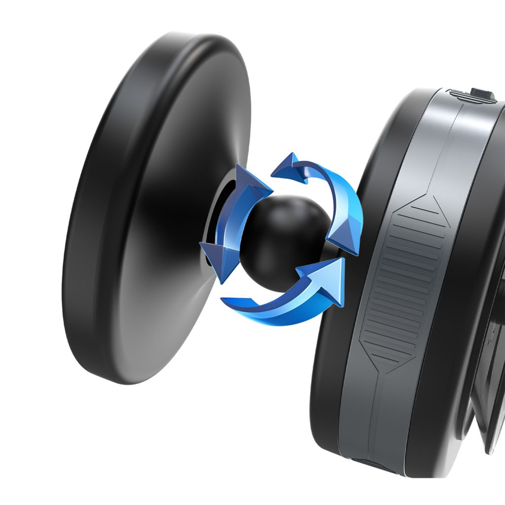 Wozinsky WUSQ-01 telefonholder til bil med Qi-oplader MagSafe – sort