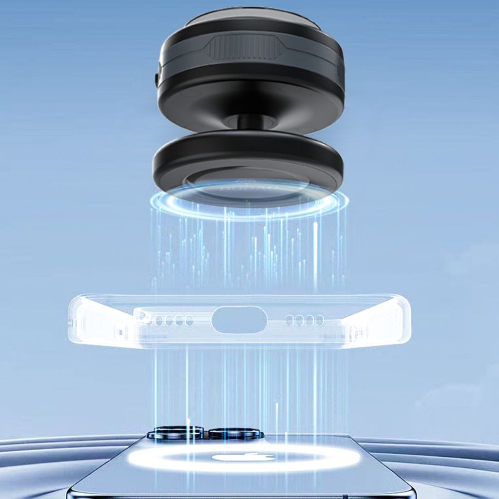 Wozinsky WUSQ-01 telefonholder til bil med Qi-oplader MagSafe – sort