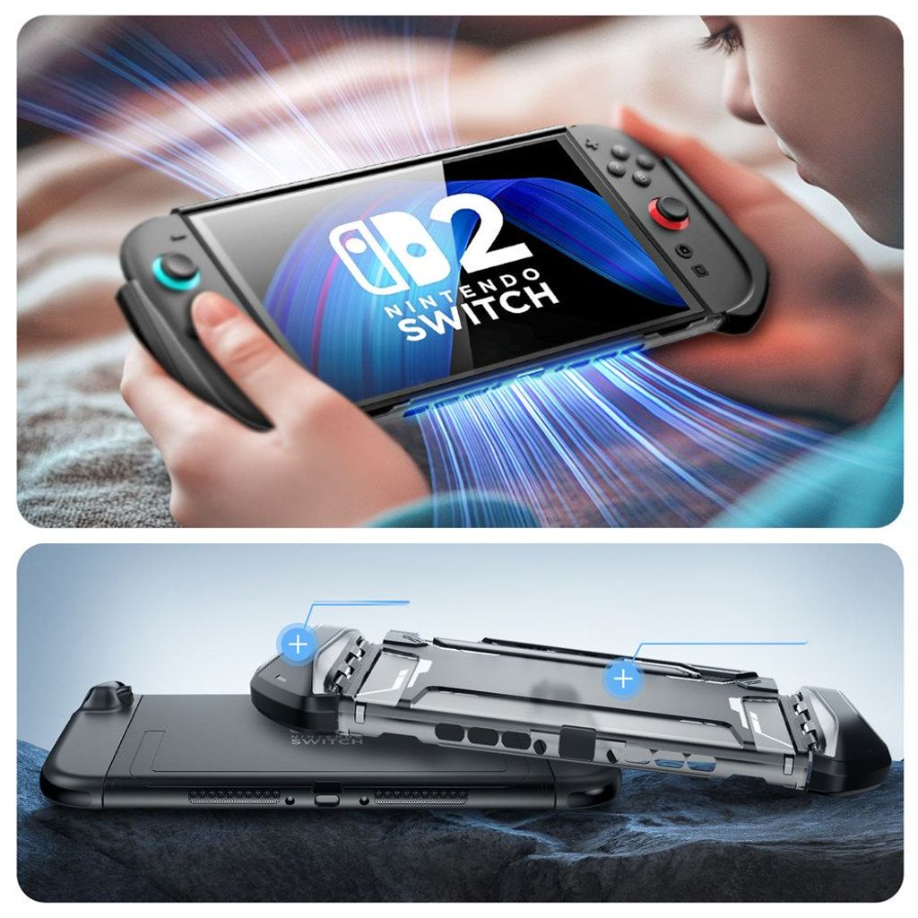 Supcase Blade-deksel for Nintendo Switch 2 – Svart