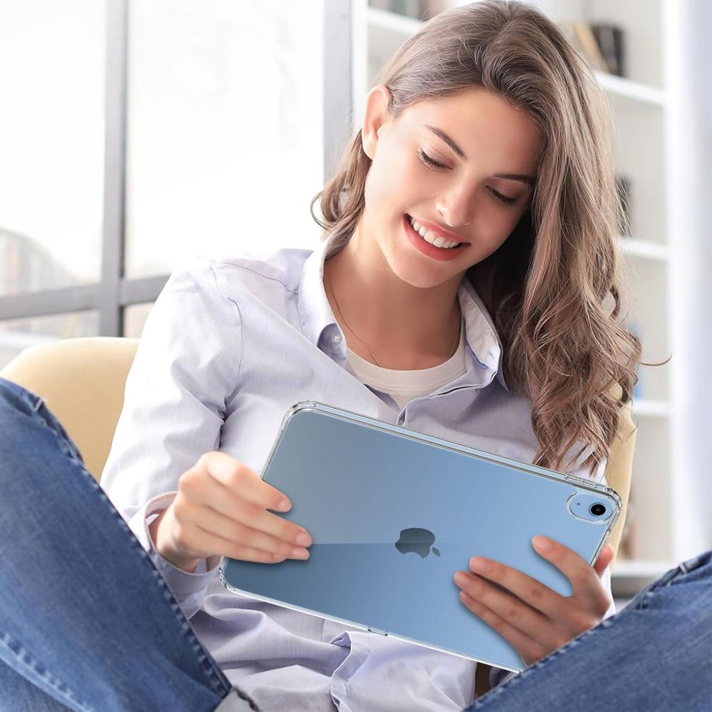 Tech-Protect FlexAir Hybrid Kuori iPad 10th Gen 2022 /A16 2025 - Läpinäkyvä