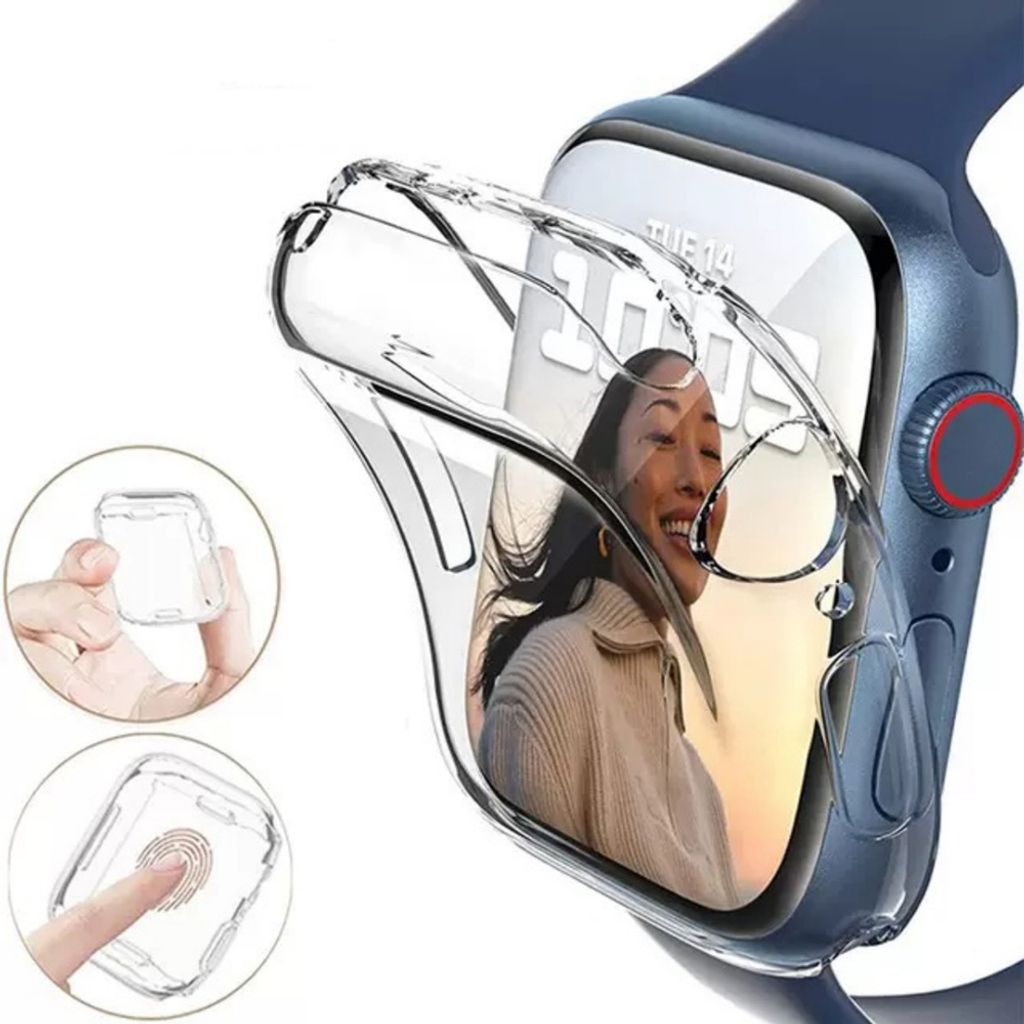 Ultra Clear kuori Apple Watch Ultra 1/2/3 49mm  - Läpinäkyvä