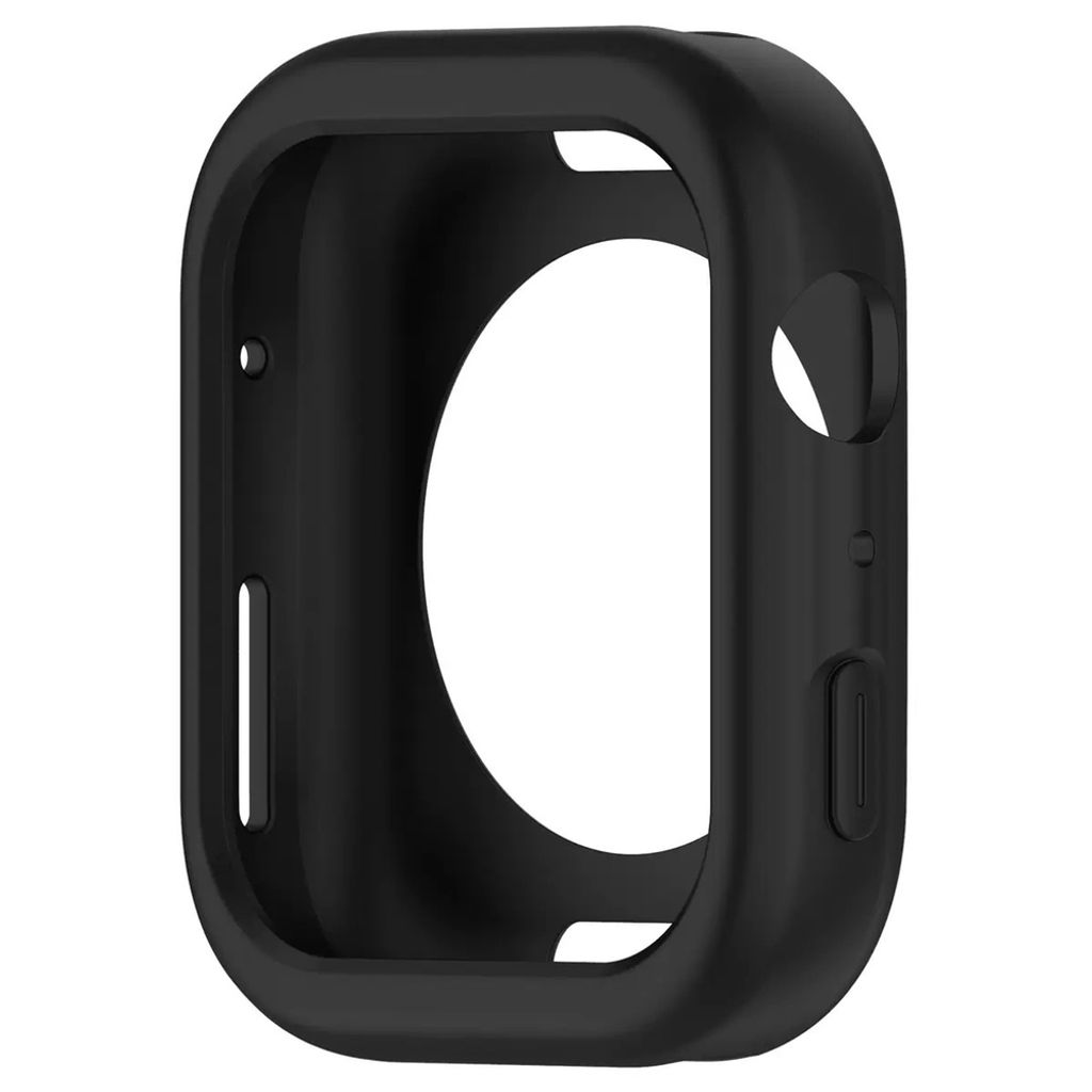 Silikoni kuori Apple Watch 1/2/3 42mm  - Musta