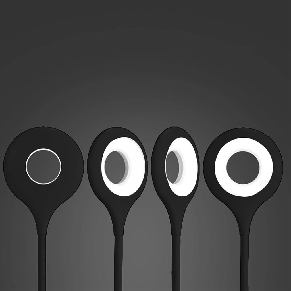 Wozinsky mini trådlös LED-läslampa med klämma + USB-C-kabel – svart