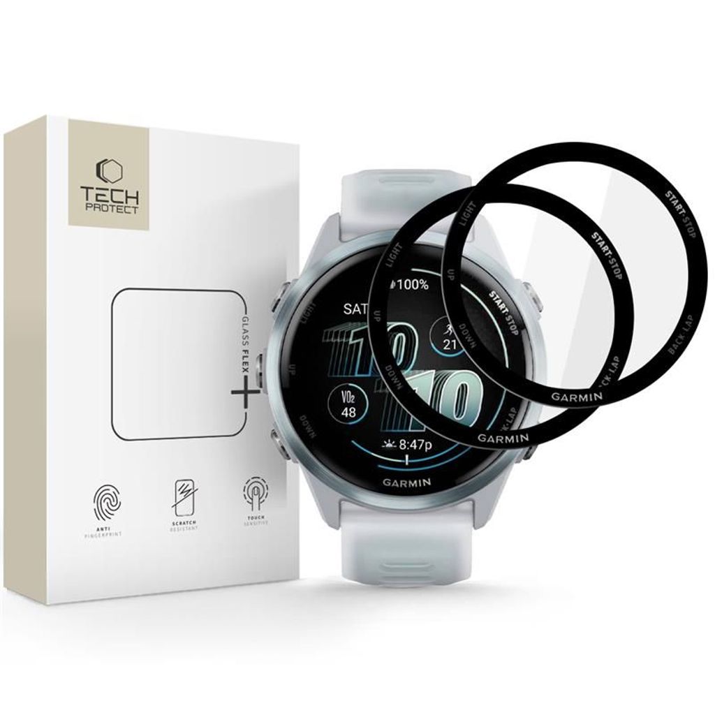 Tech-Protect Glass Flex+ Näytönsuoja Garmin Forerunner 570 42mm, 2-pakkaus