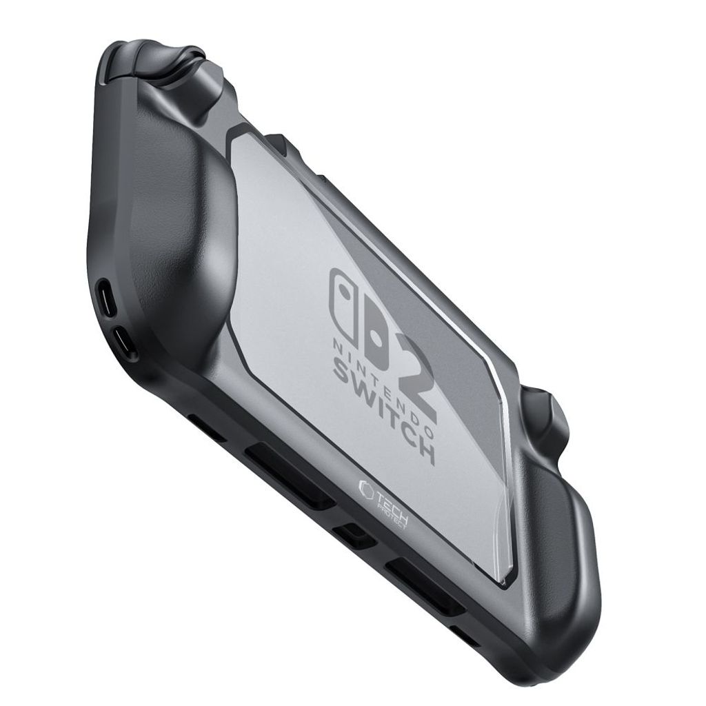 Tech-Protect Nintendo Switch 2 Cover MagMat – Sort og Gennemsigtig