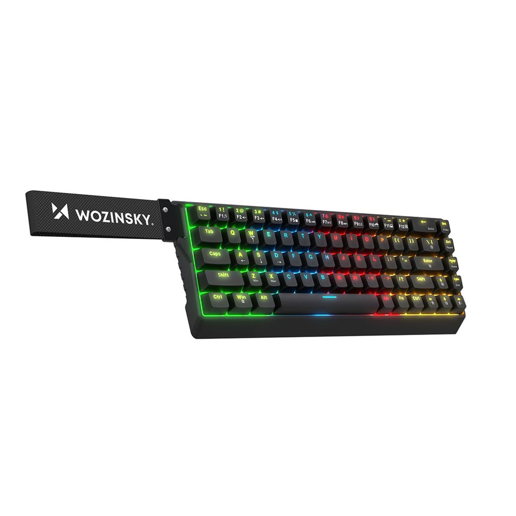 Wozinsky WKGP-1165 mekanisk spilltastatur RGB-belysning - svart
