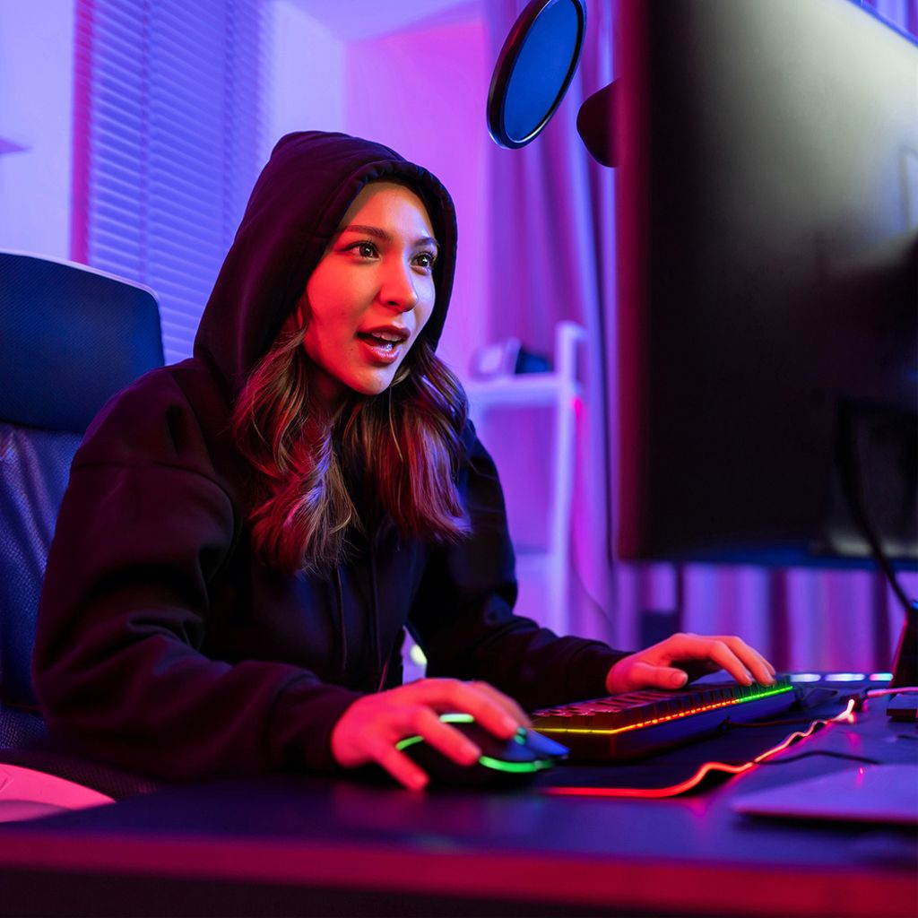 Wozinsky WKGP-1165 mekanisk spilltastatur RGB-belysning - svart