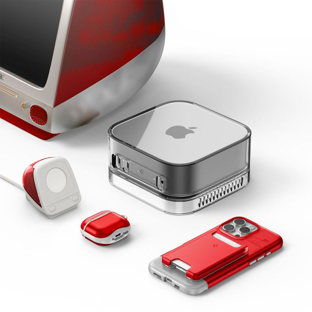 Spigen Classic C1 Laddningsställ för Apple Watch - Röd