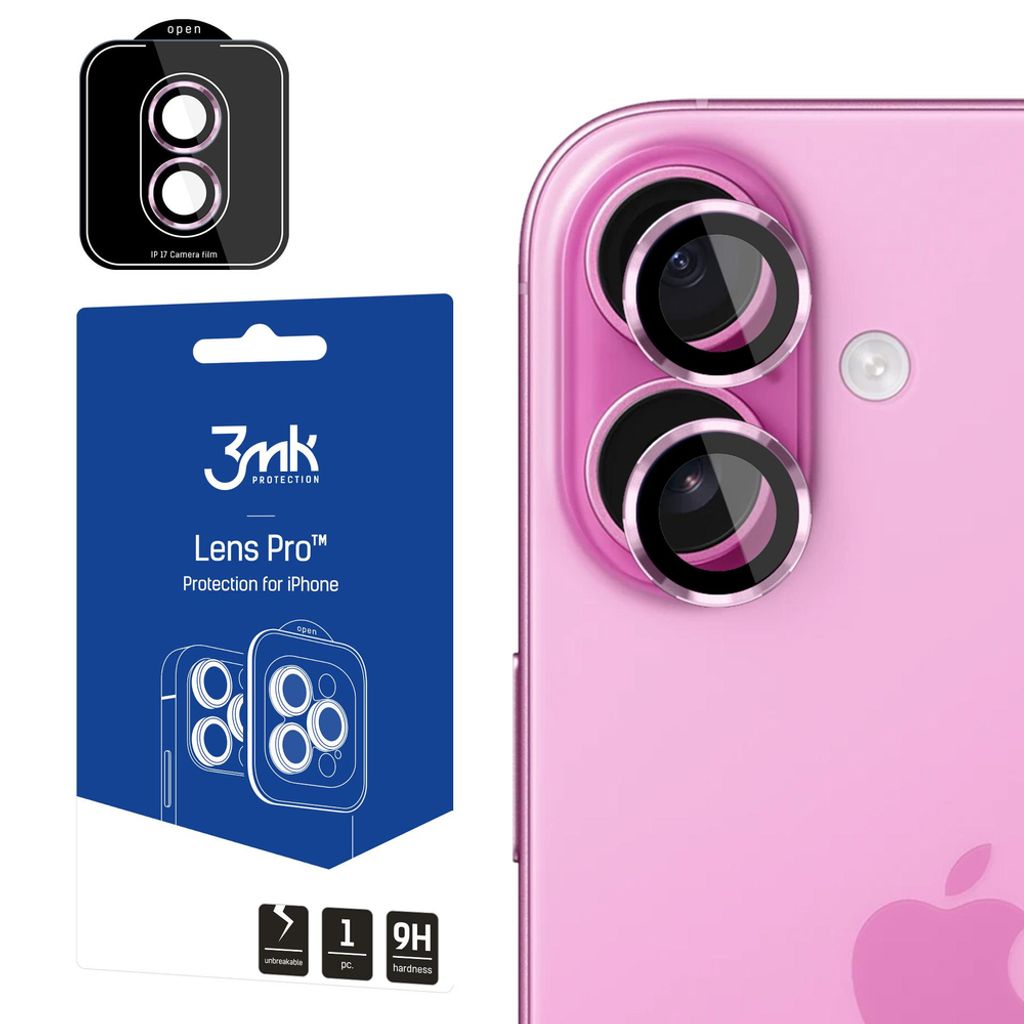 3mk Lens Protection Pro Linsebeskytter till iPhone 17 - Lilla
