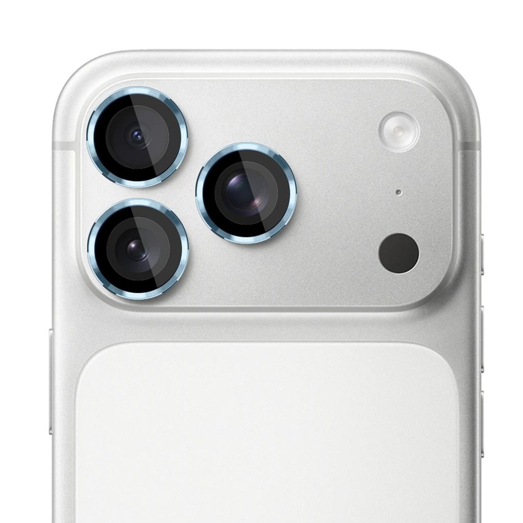 3mk Lens Protection Pro Linsebeskytter till iPhone 17 Pro/17 Pro Max - Lyseblå