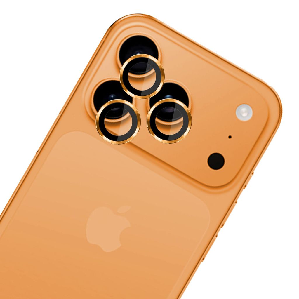 3mk Lens Protection Pro Linsebeskytter till iPhone 17 Pro/17 Pro Max - Oransje