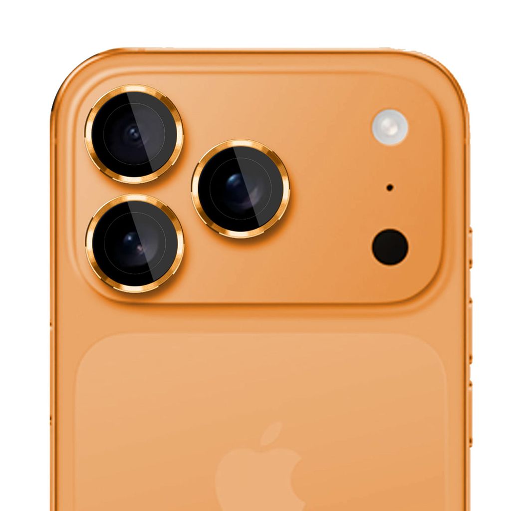 3mk Lens Protection Pro Linsebeskytter till iPhone 17 Pro/17 Pro Max - Oransje