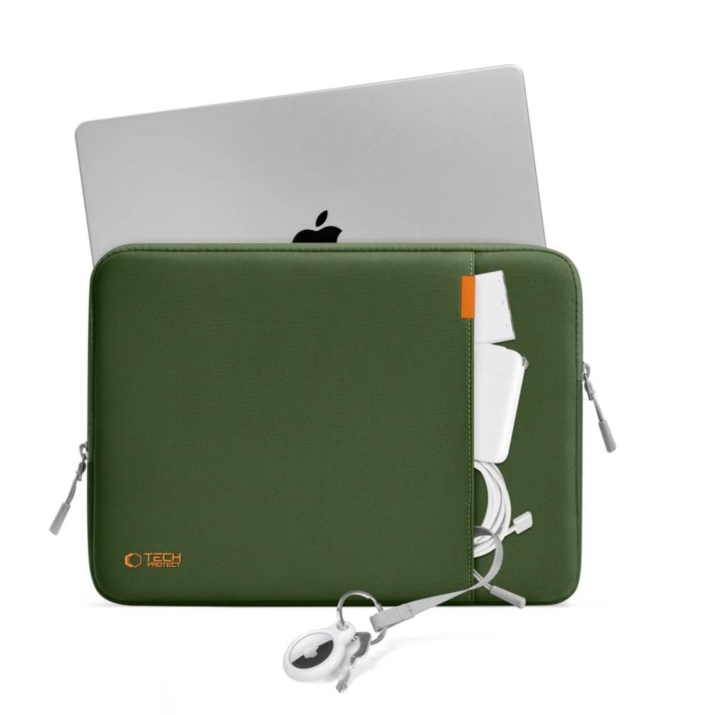 Tech-Protect Defender laptop sleeve 15-16" – grøn