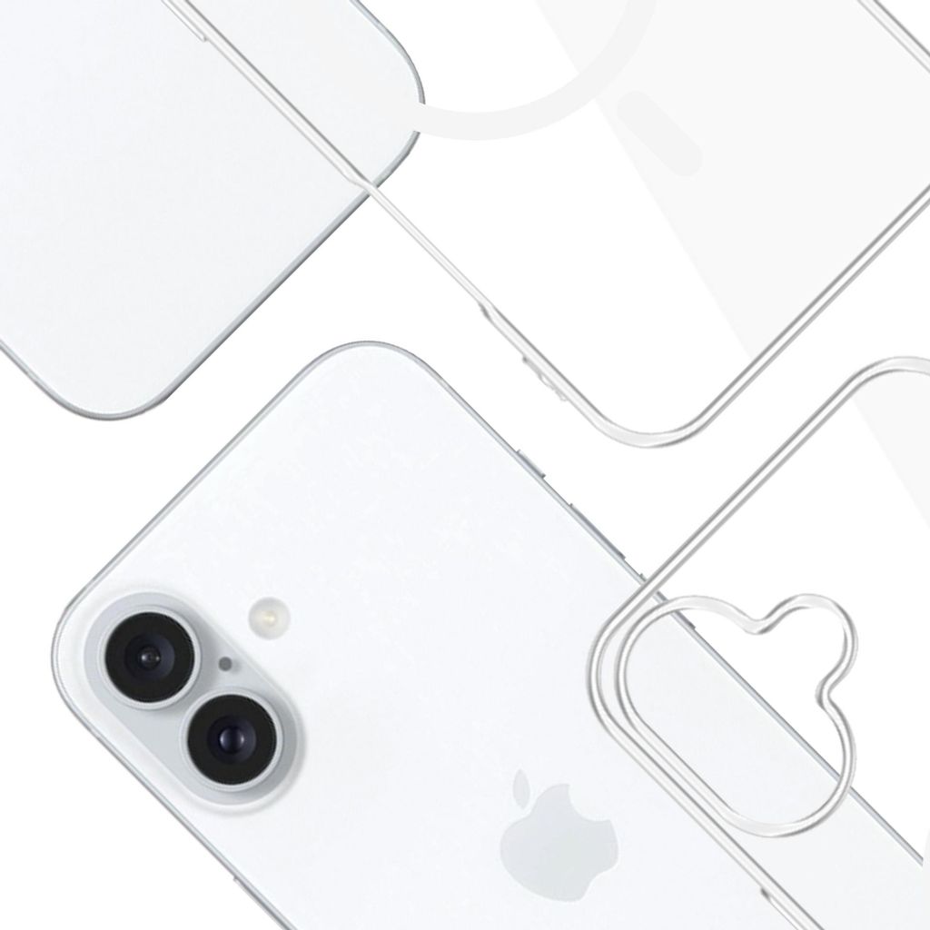 3mk Clear MagSafe -kuori till iPhone 17 - Läpinäkyvä