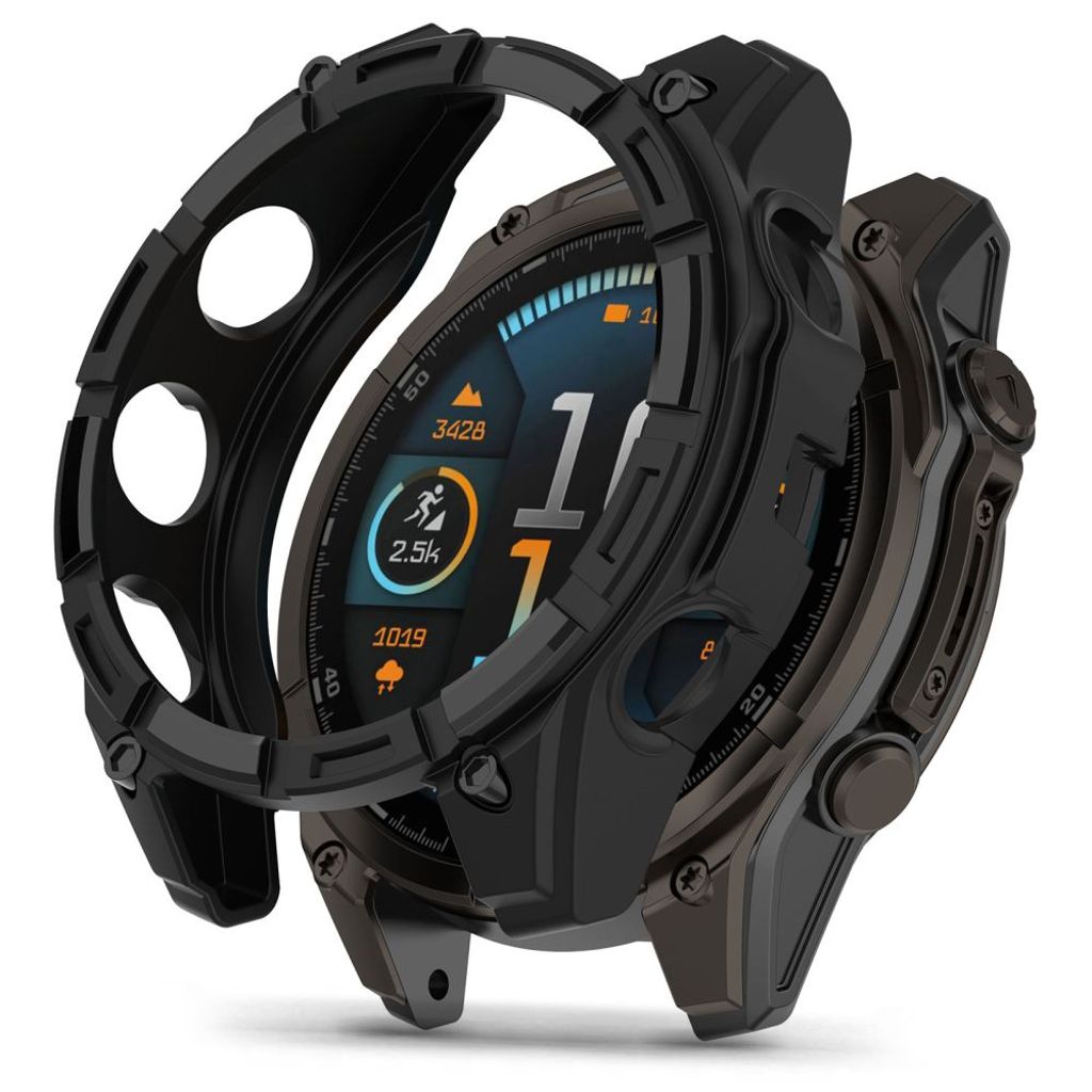Tech-Protect Defense Air Case for Garmin Fenix 8 47mm - Black
