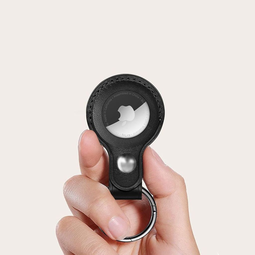 Tech-Protect Apple AirTag 1/2 Kuori Karabiinikoukulla – Musta