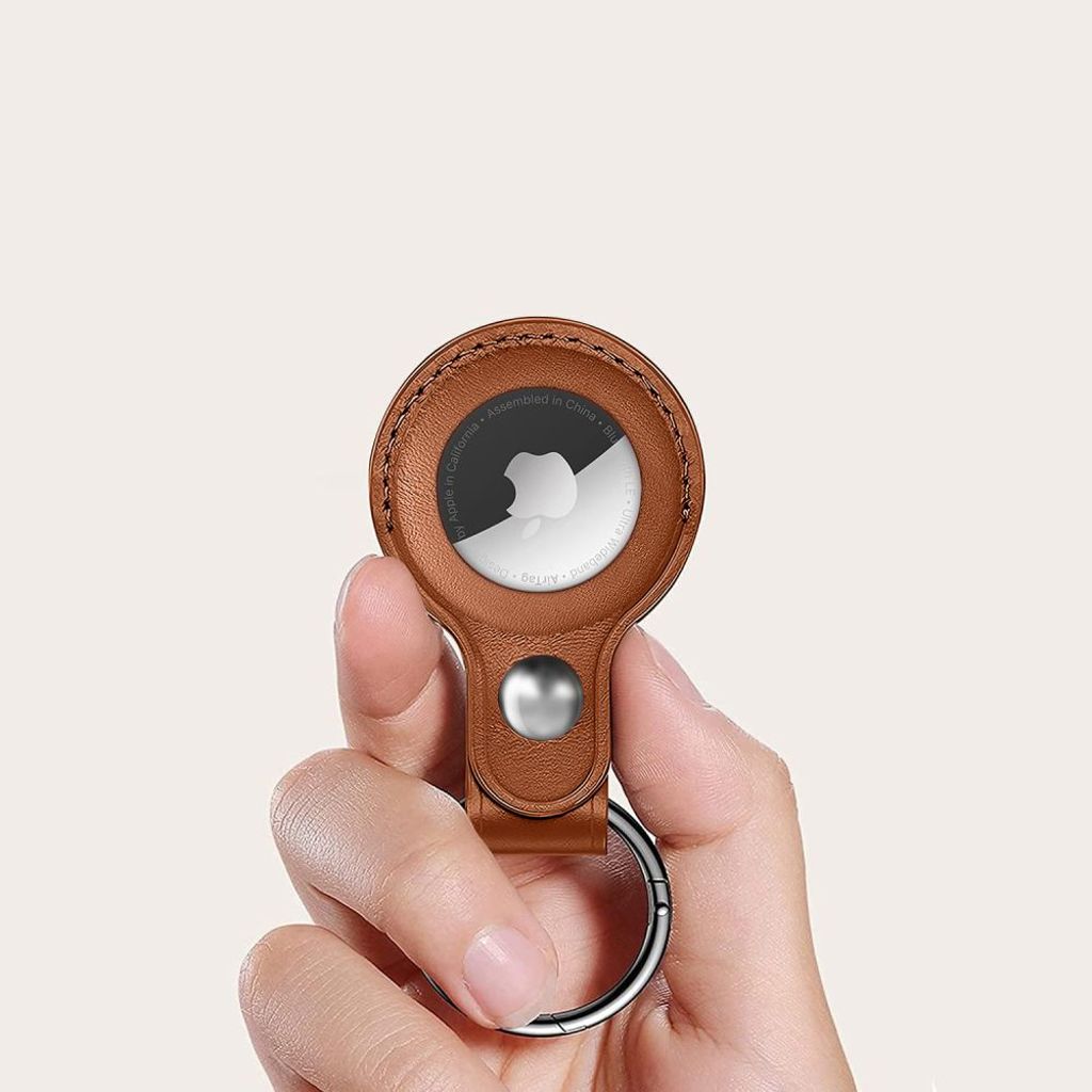 Tech-Protect NaturalFit Cover til Apple AirTag 1/2 – Brun