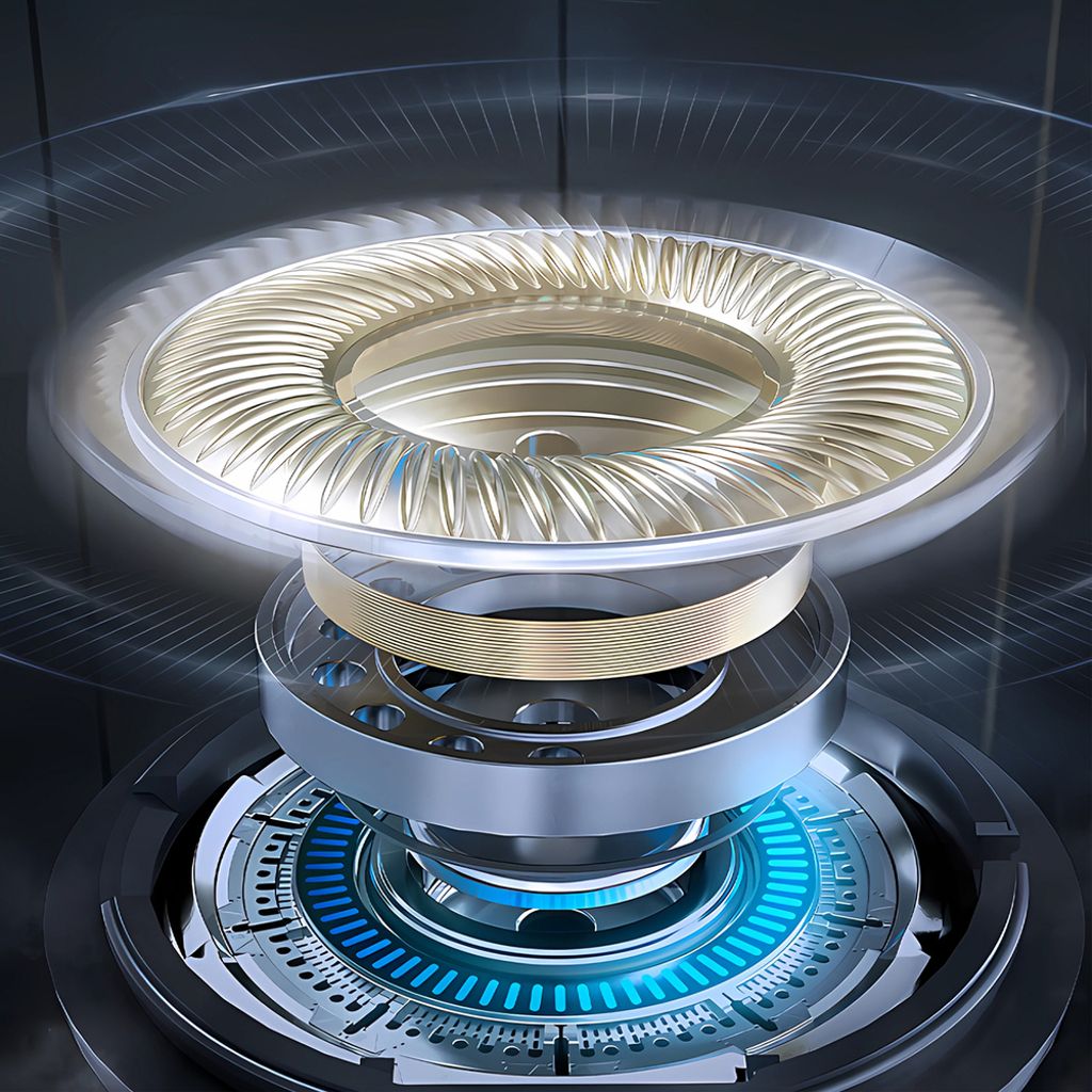 Dudao U21 TWS ANC ENC Bluetooth trådlösa hörlurar – vit