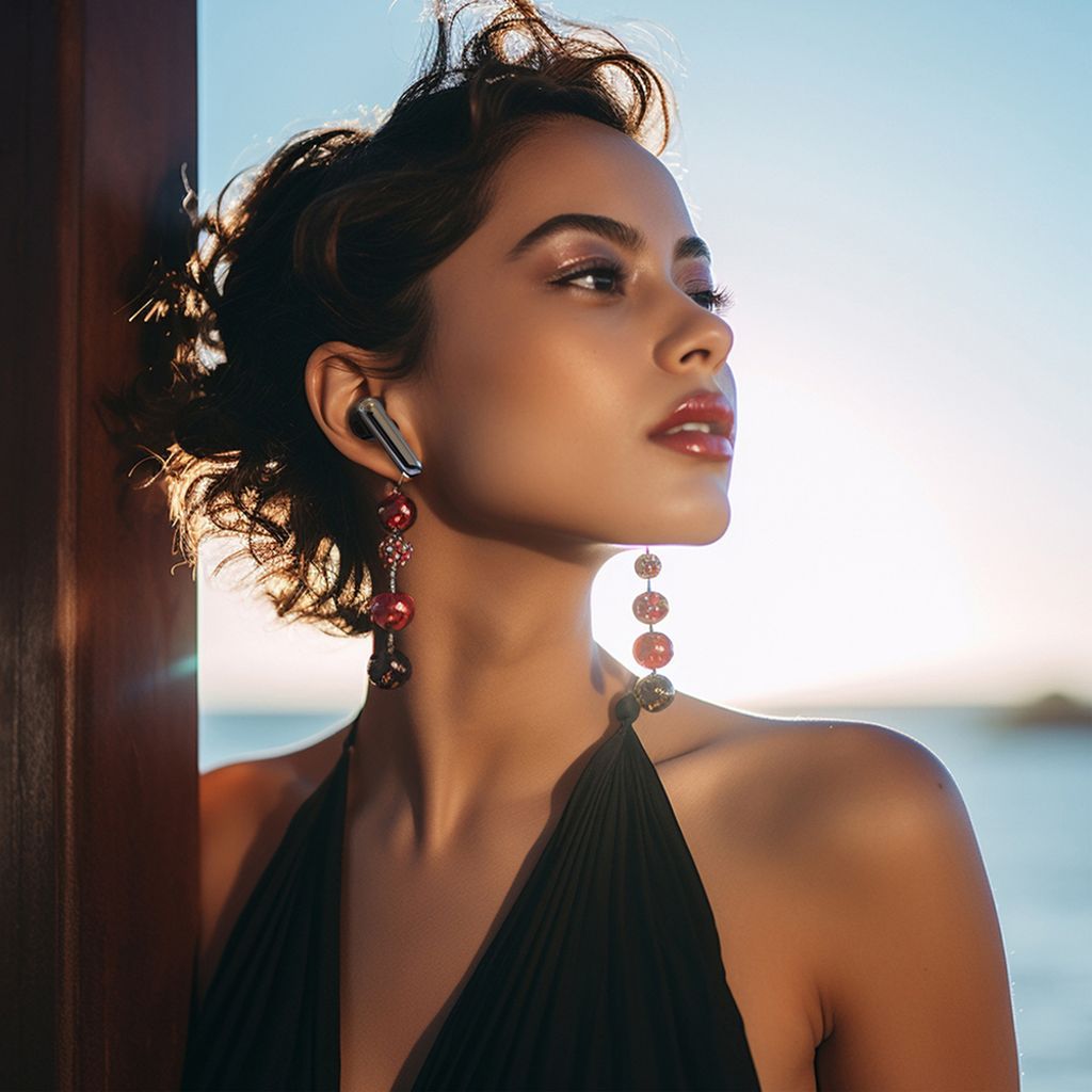 Dudao U21 TWS ANC ENC bluetooth trådlösa hörlurar – svart