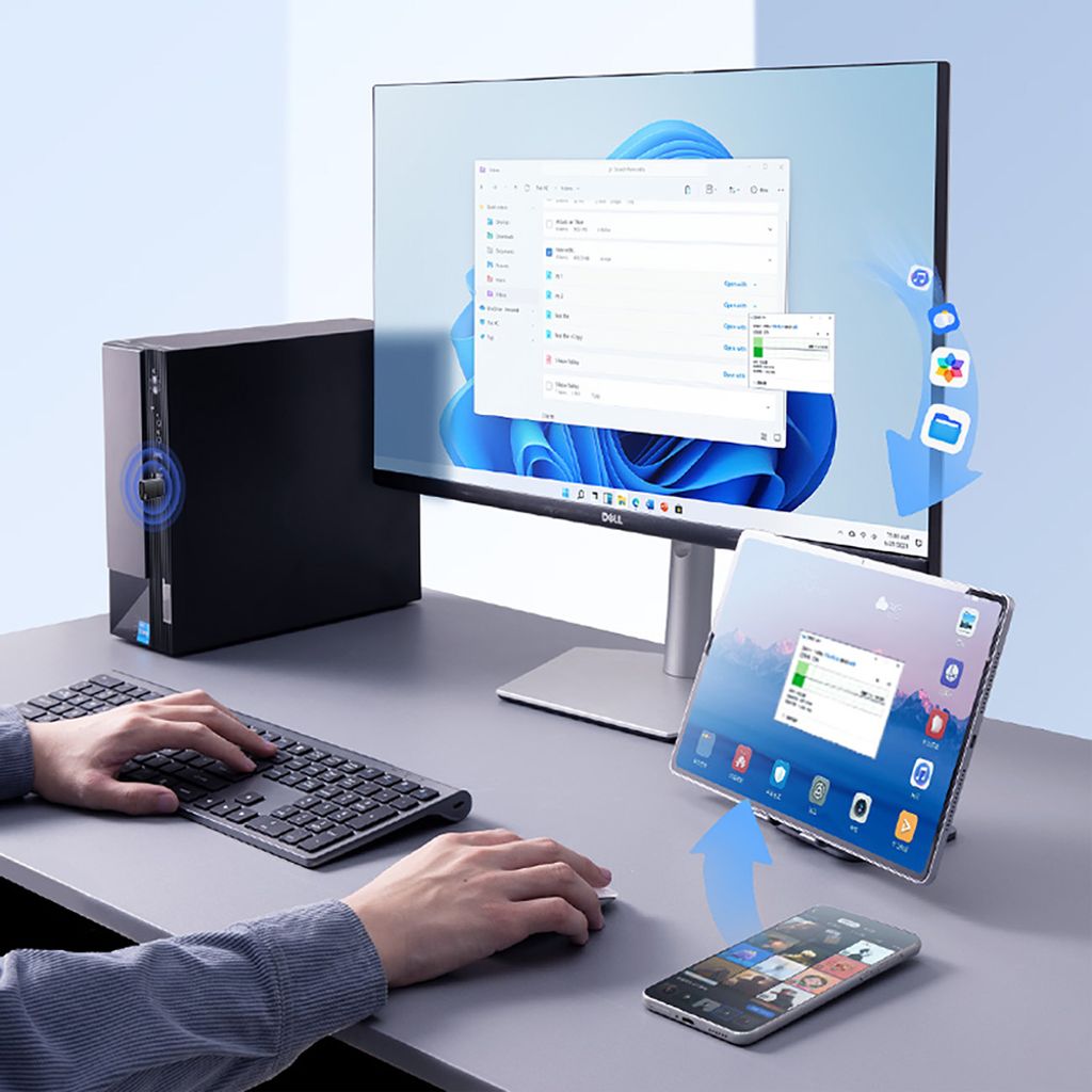 Baseus Encok BA04+ Bluetooth 5.4 Bluetooth-adapter – Svart