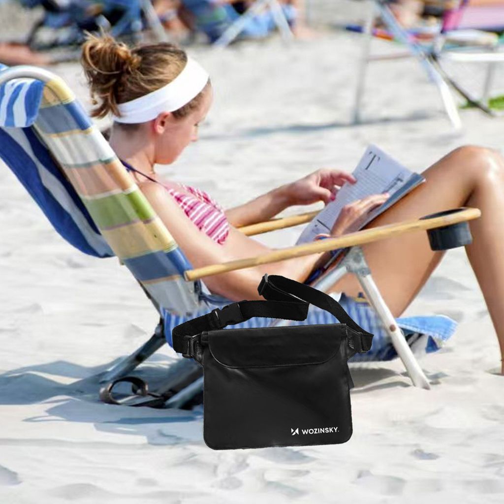 Wozinsky WWS-01 vattentät midjeväska – svart