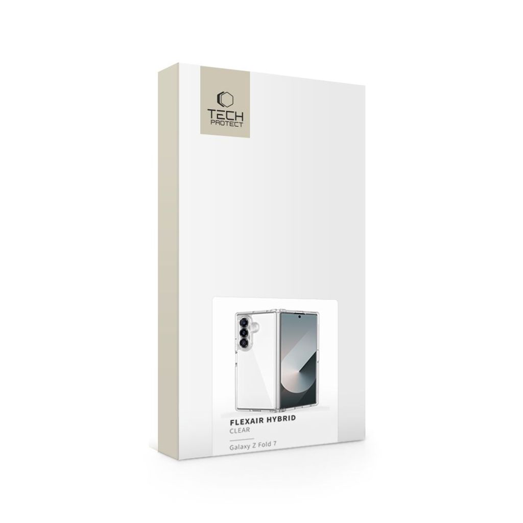 Tech-Protect FlexAir Hybrid Skal till Samsung Galaxy Z Fold 7 - Transparent