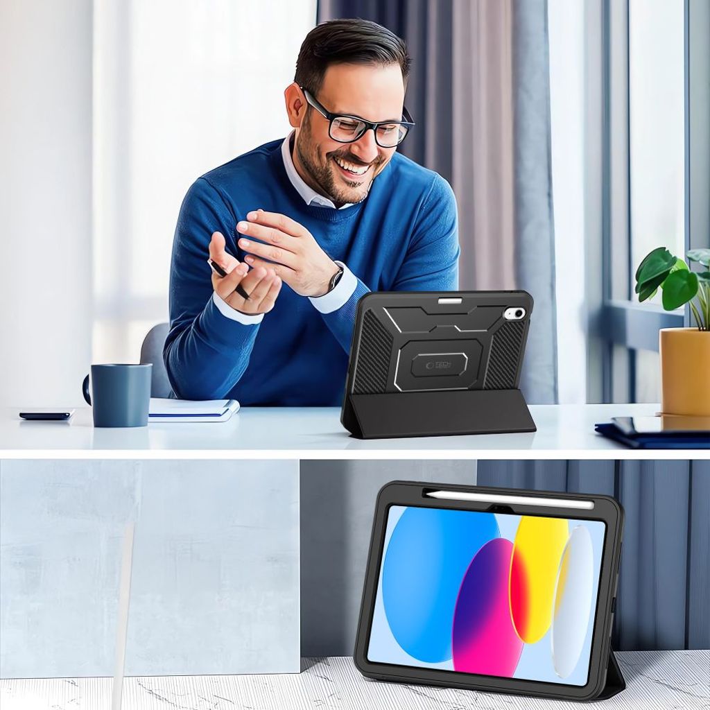 Tech-Protect Endurance Etui til iPad 10.9" 2022/11" 2025 - Svart