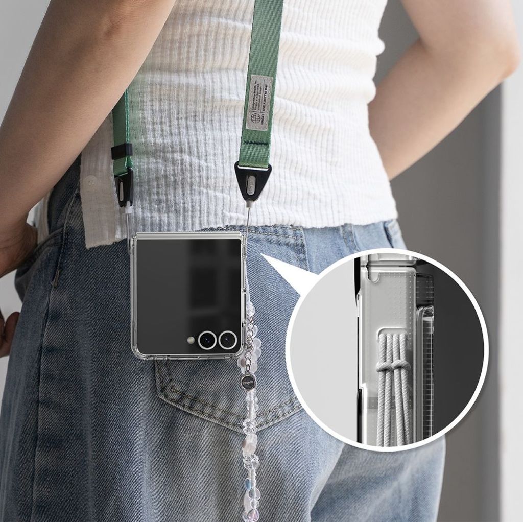 Ringke Fusion Kuori Samsung Galaxy Z Flip 7 - Läpinäkyvä