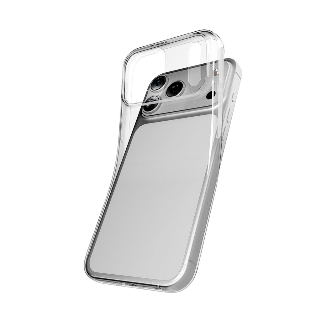Puro 0.3 Nude Ultra-Slim Cover till iPhone 17 Pro Max - Gennemsigtig