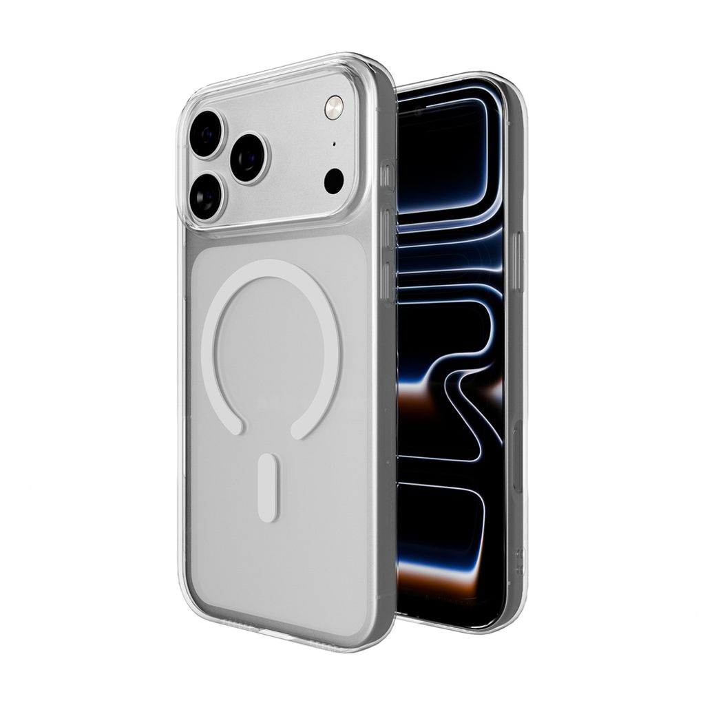 Puro 0.3 MAG Ultra-Slim MagSafe Cover till iPhone 17 Pro Max - Gennemsigtig