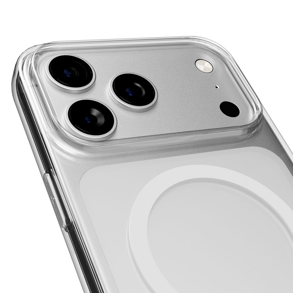 Puro 0.3 MAG Ultra-Slim MagSafe Cover till iPhone 17 Pro - Gennemsigtig