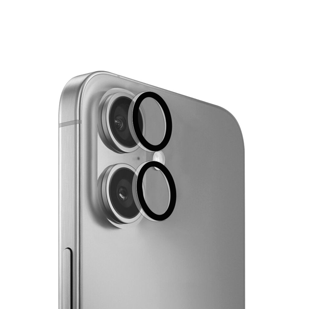 Puro Individual lenses Linsebeskyttelse till iPhone 17/16/16 Plus - Gennemsigtig