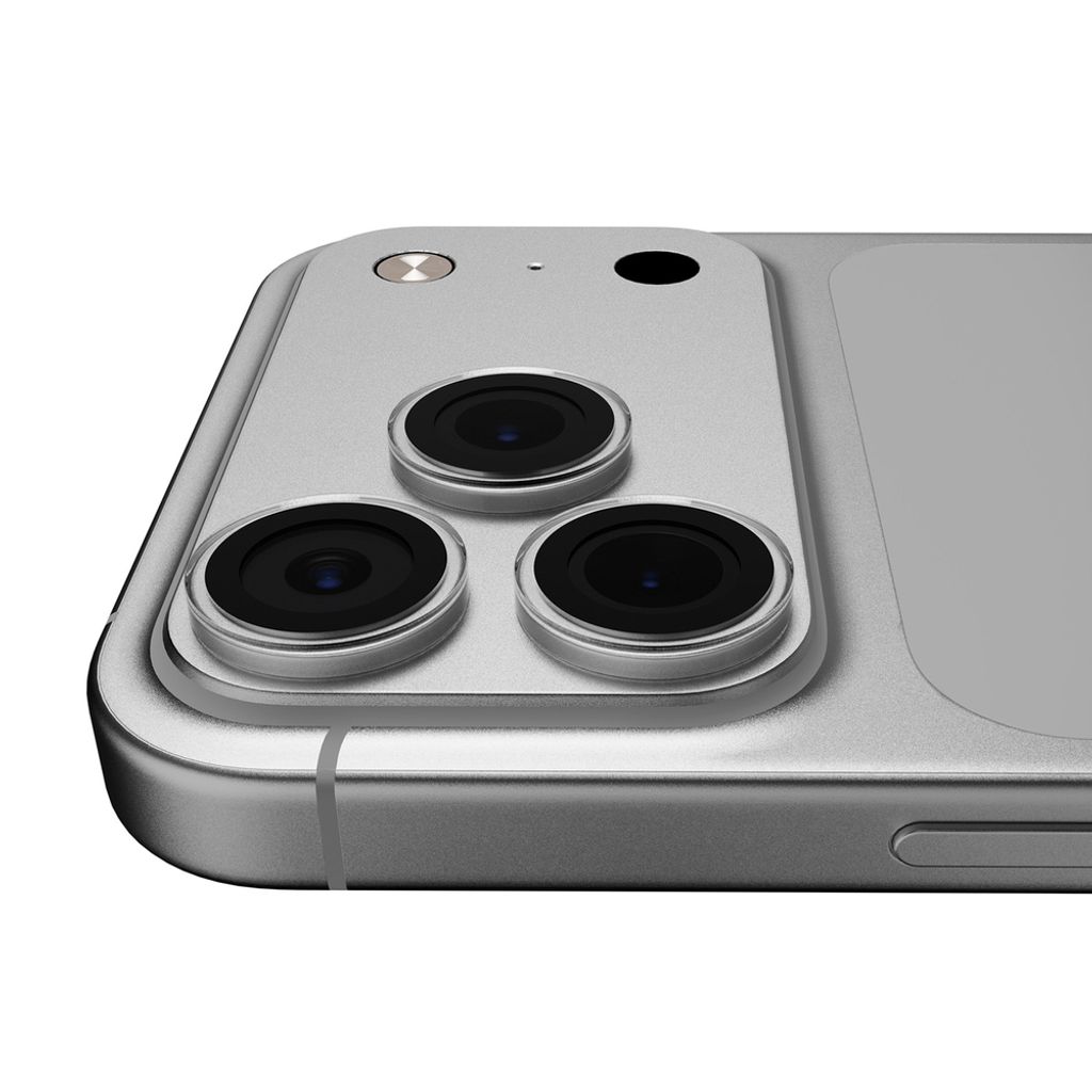 Puro Individual lenses Linsebeskyttelse till iPhone 17 Pro/17 Pro Max - Gennemsigtig