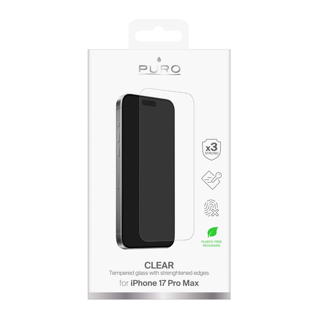 Puro Standard Skærmbeskyttelse till iPhone 17 Pro Max