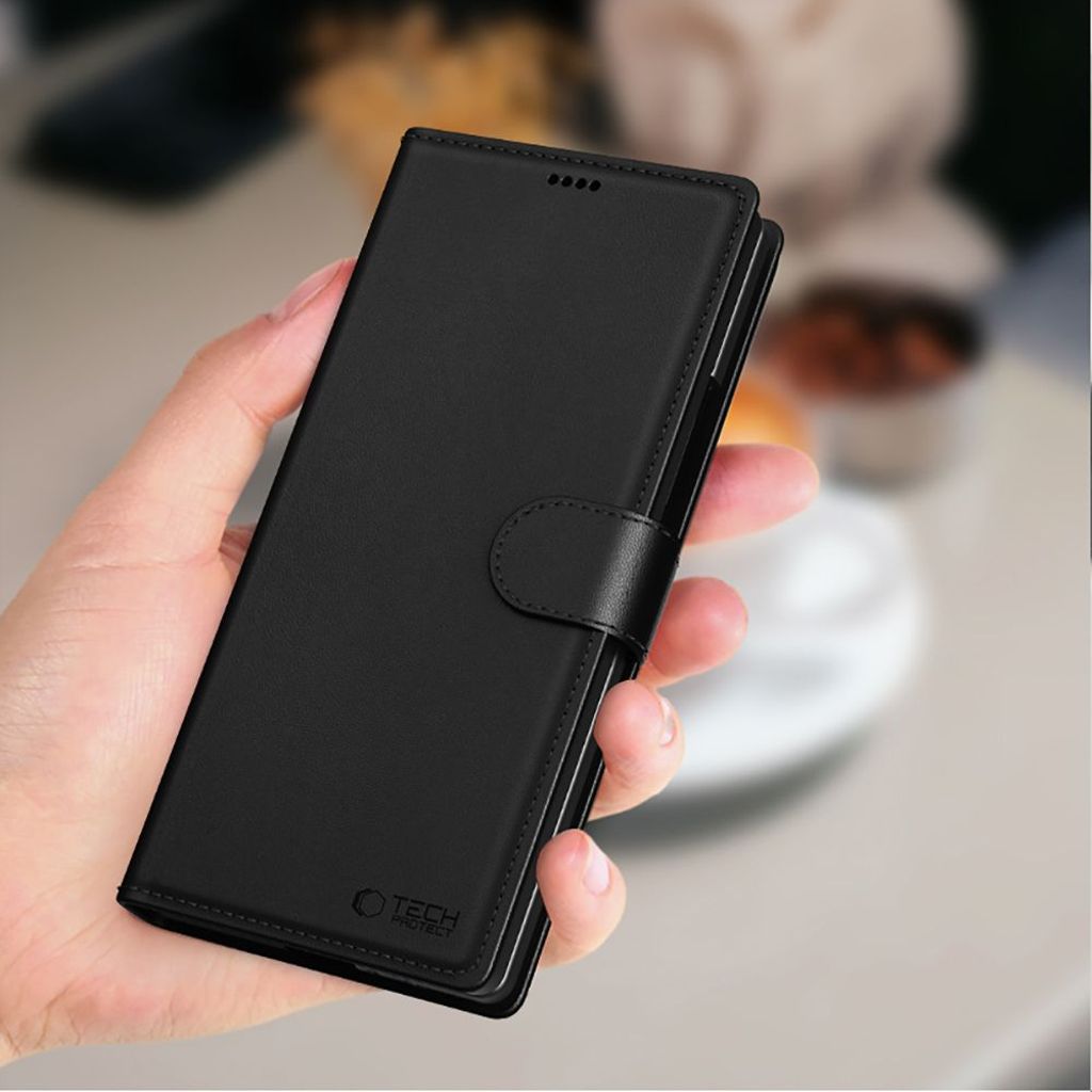 Tech-Protect Wallet Etui til Samsung Galaxy Z Fold 7 - Svart