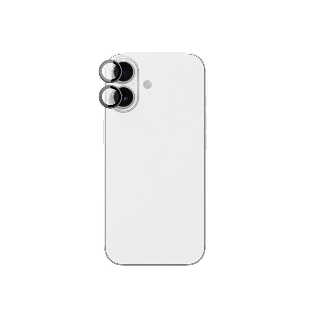 AmazingThing Lens Glass Linssinsuoja till iPhone 17 - Musta