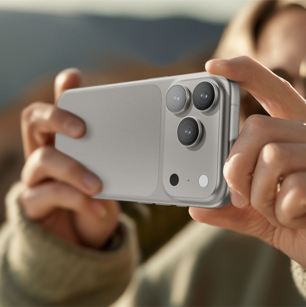 AmazingThing Lens Glass Linssinsuoja till iPhone 17 Pro/17 Pro Max - Musta