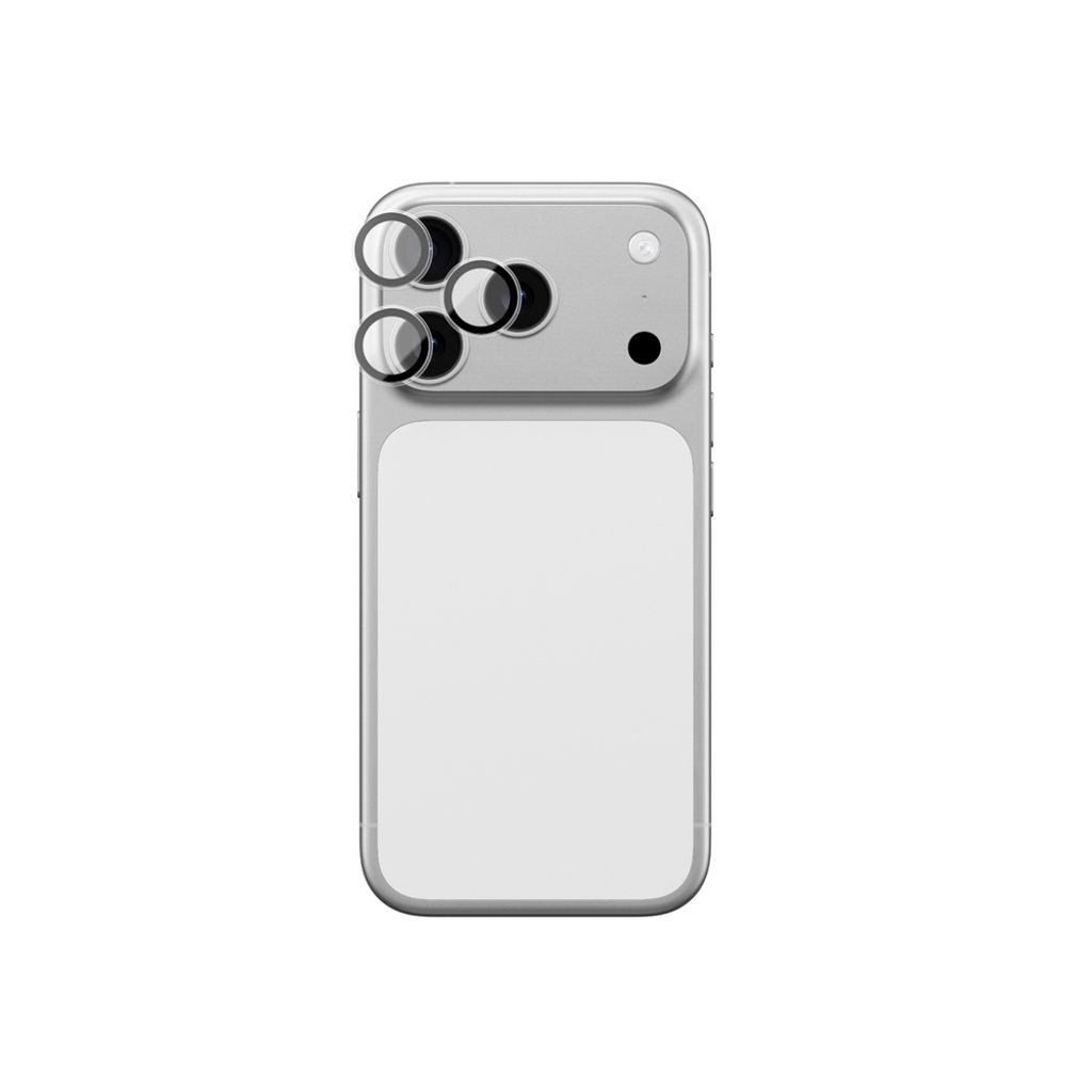 AmazingThing Lens Glass Linssinsuoja till iPhone 17 Pro/17 Pro Max - Musta