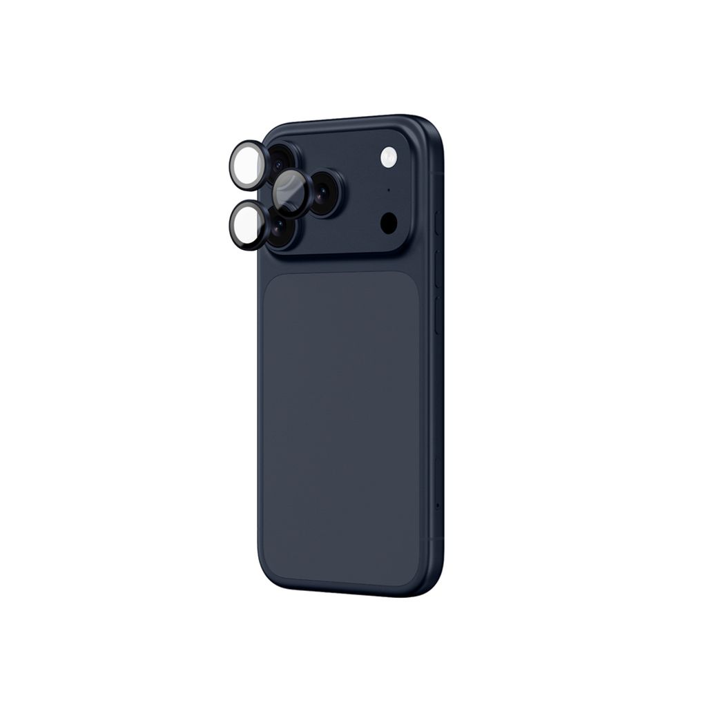 AmazingThing Sapphire Camera Glass Linsebeskytter till iPhone 17 Pro/17 Pro Max - Blå