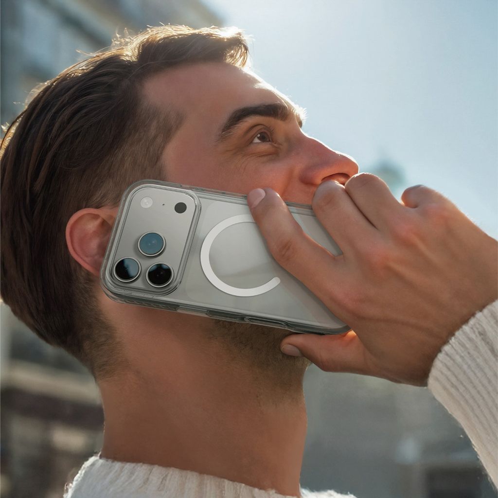 AmazingThing Titan Pro -kuori till iPhone 17 Pro - Läpinäkyvä