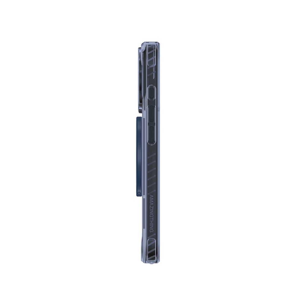 AmazingThing Titan Pro Grip Ring Set MagSafe -kuori till iPhone 17 Pro Max - Sininen