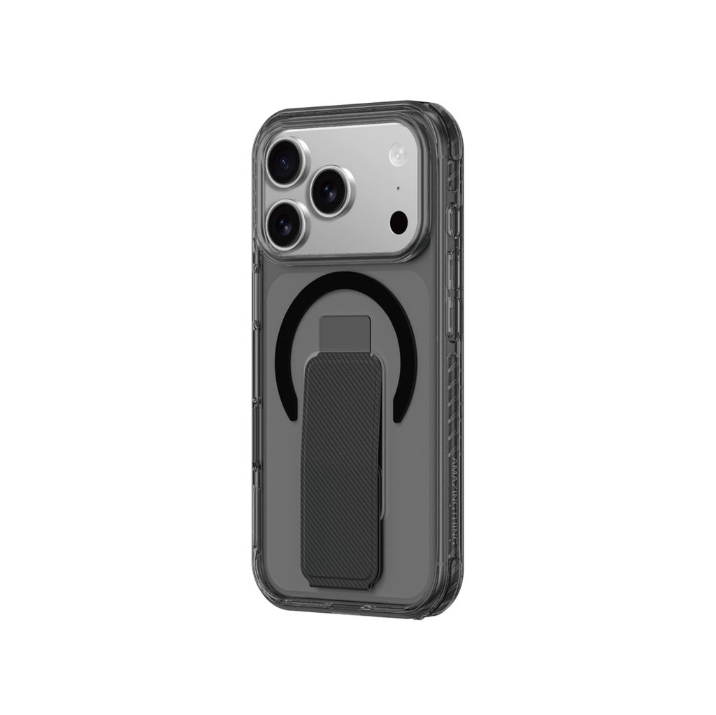AmazingThing Titan Pro Holder MagSafe -kuori till iPhone 17 Pro - Musta