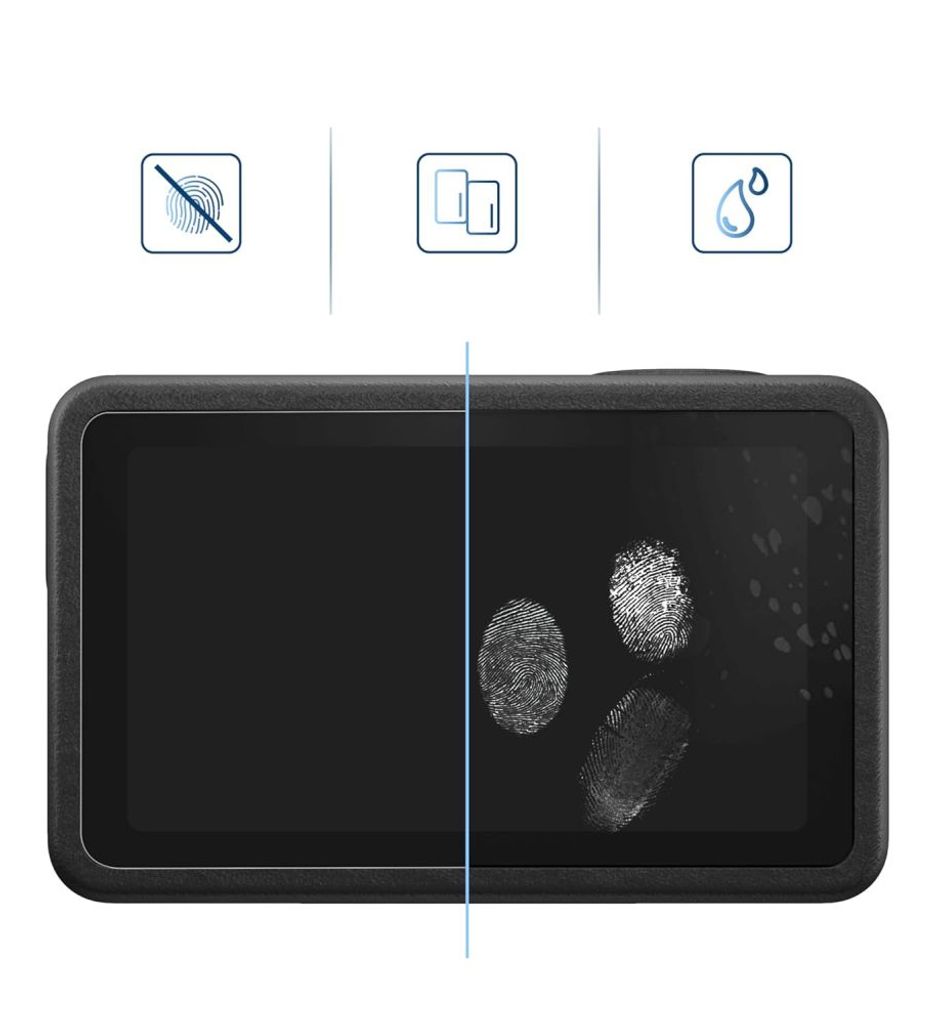 Tech-Protect Glass Fit+ 2-pak skærmbeskyttelse til DJI Osmo Action 5 Pro