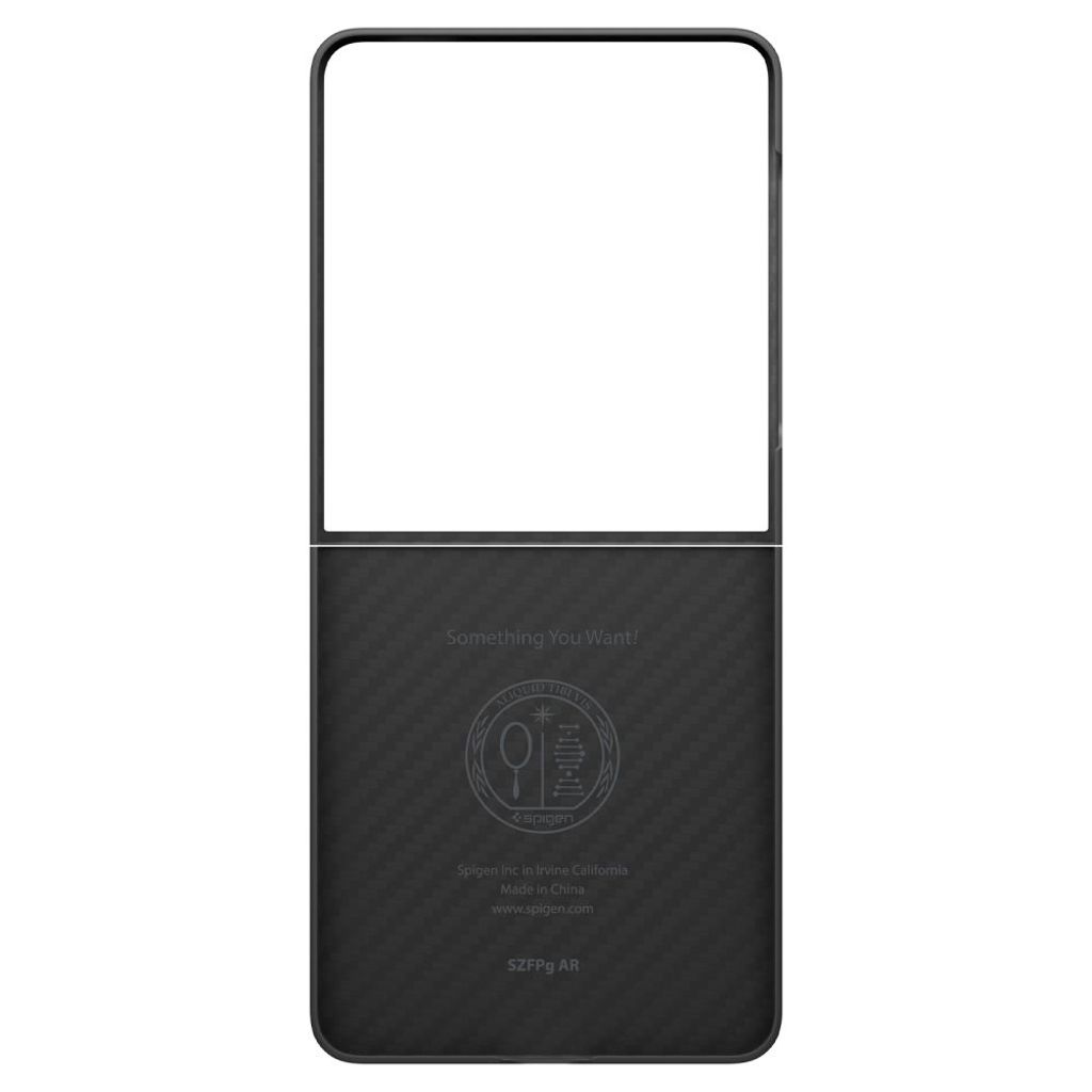 Spigen AirSkin Aramid Skal till Samsung Galaxy Z Flip 7 - Svart