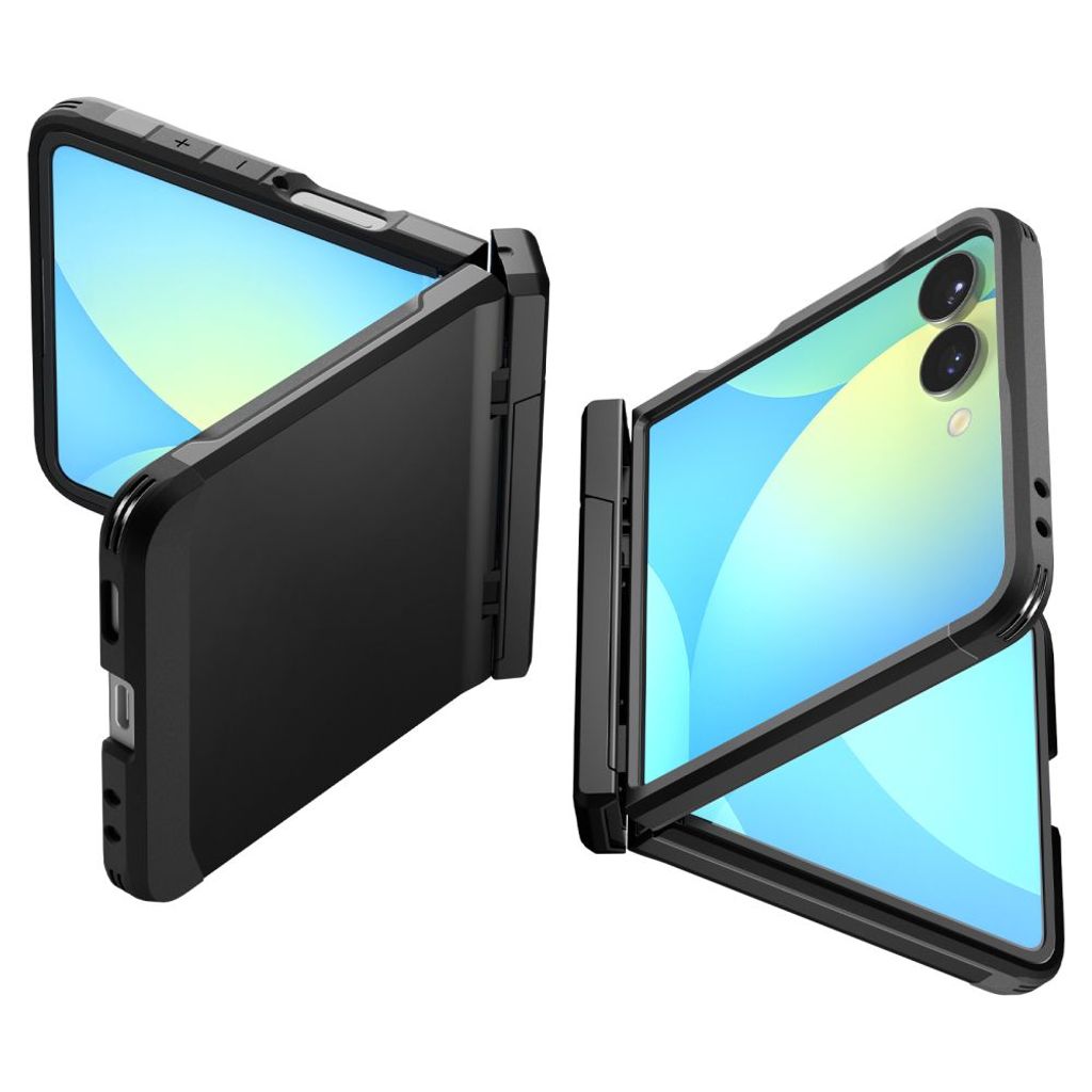 Spigen Tough Armor Pro MagSafe Kuori Samsung Galaxy Z Flip 7 - Musta