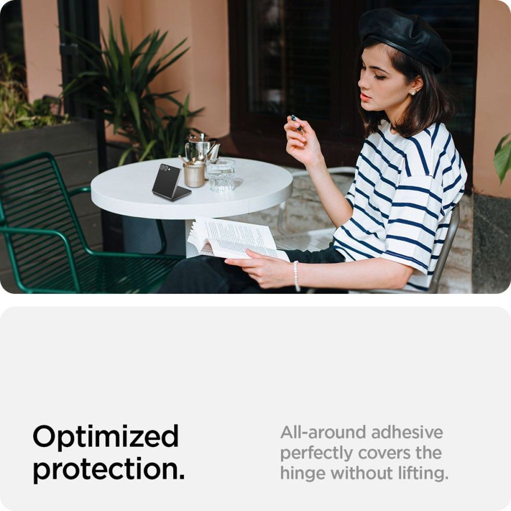 Spigen Glas.tR EZ Fit HD 2-pack Outer Näytönsuoja Samsung Galaxy Z Flip 7