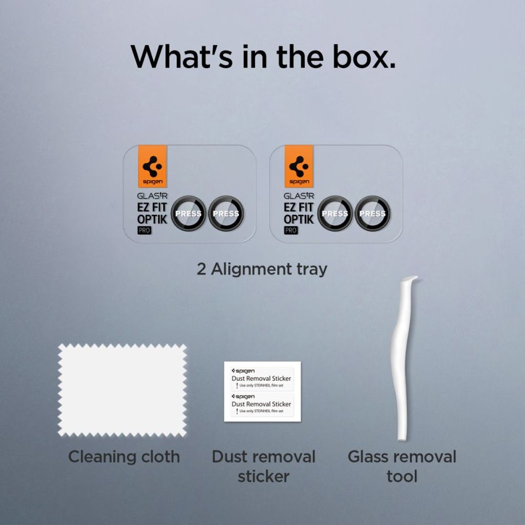 Spigen Optik Pro HD Glas.tR EZ Fit 2st Linsskydd till Samsung Galaxy Z Flip 7