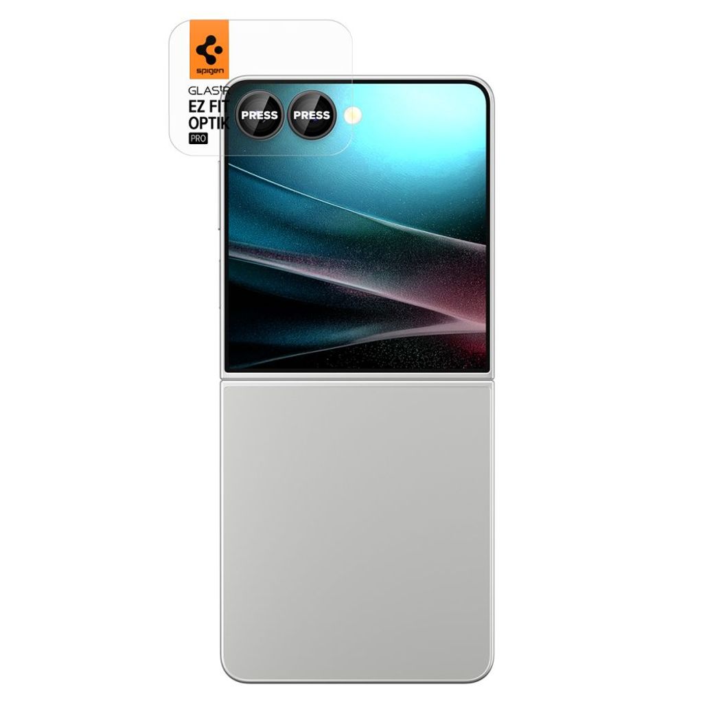 Spigen Optik Pro HD Glas.tR EZ Fit 2st Linsskydd till Samsung Galaxy Z Flip 7