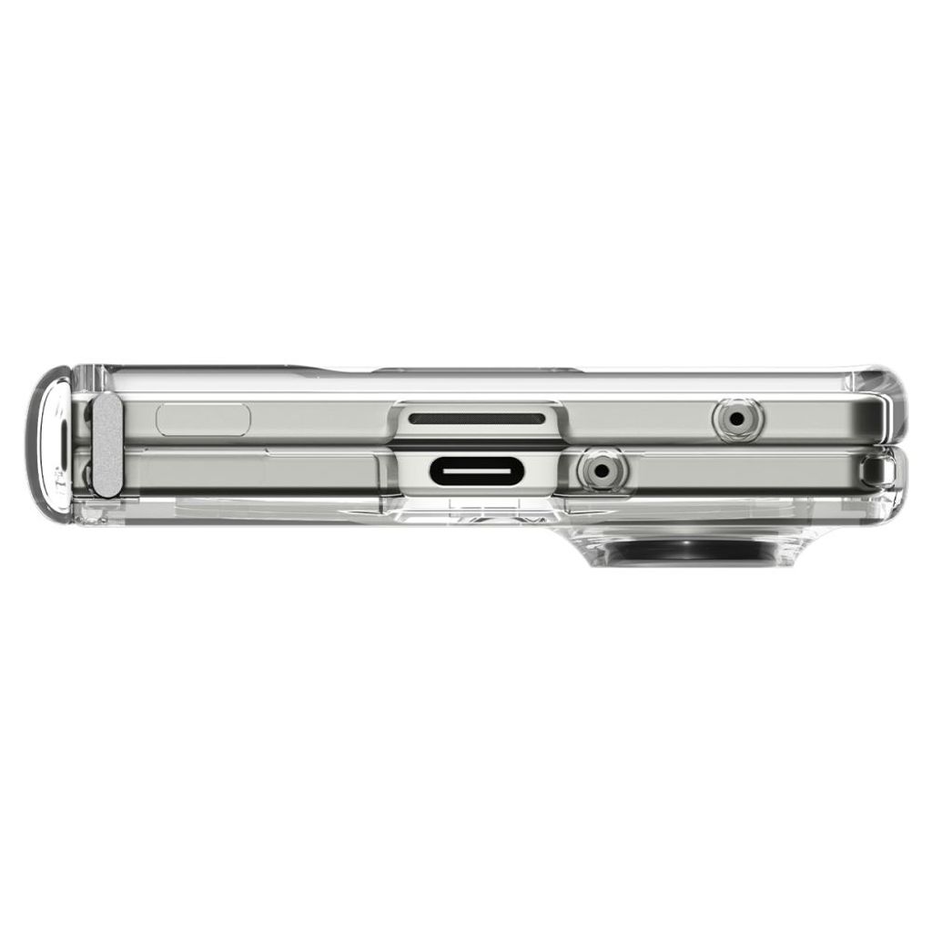 Spigen Tough Armor Pro MagSafe Skal Samsung Galaxy Z Fold 7 - Transparent/Vit