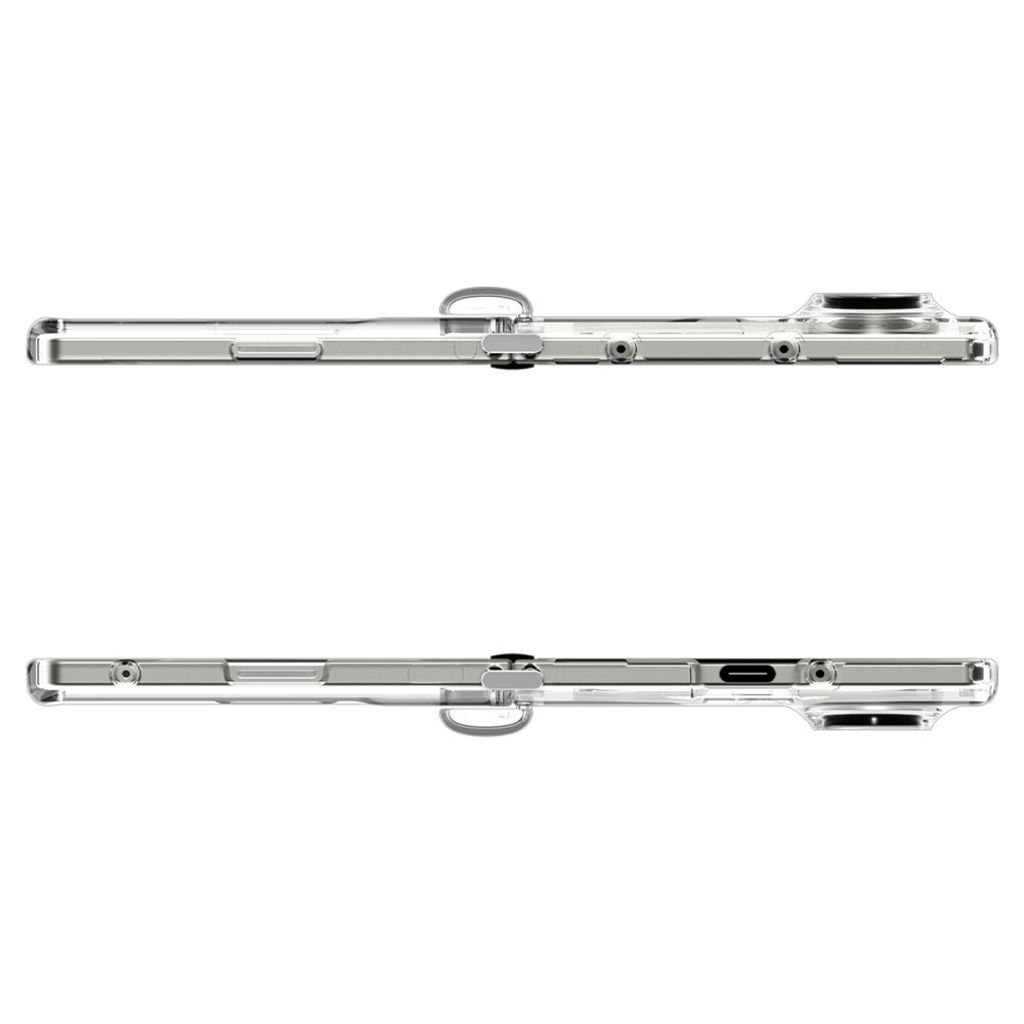 Spigen Tough Armor Pro MagSafe Skal Samsung Galaxy Z Fold 7 - Transparent/Vit